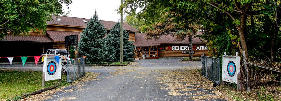 Front of Glisson Archery Range and Pro Shop